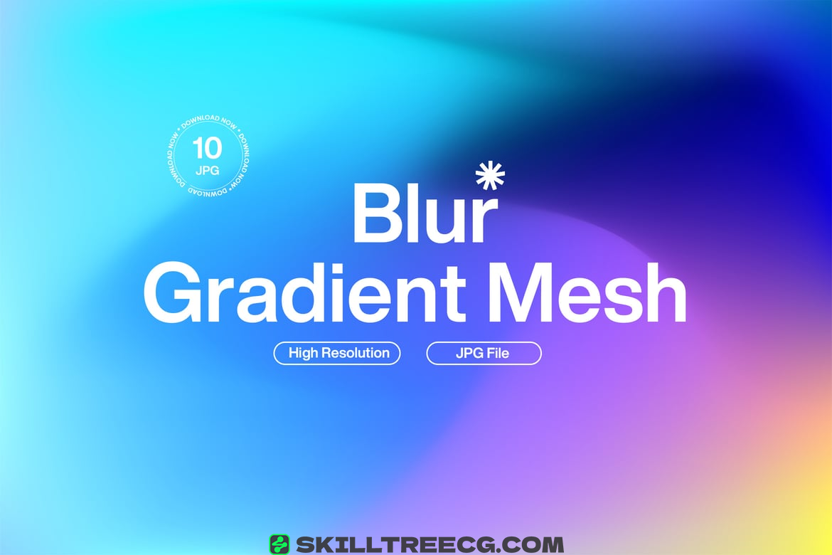 Vibrant Dreamy Gradient Flow Background（848810）-技能树
